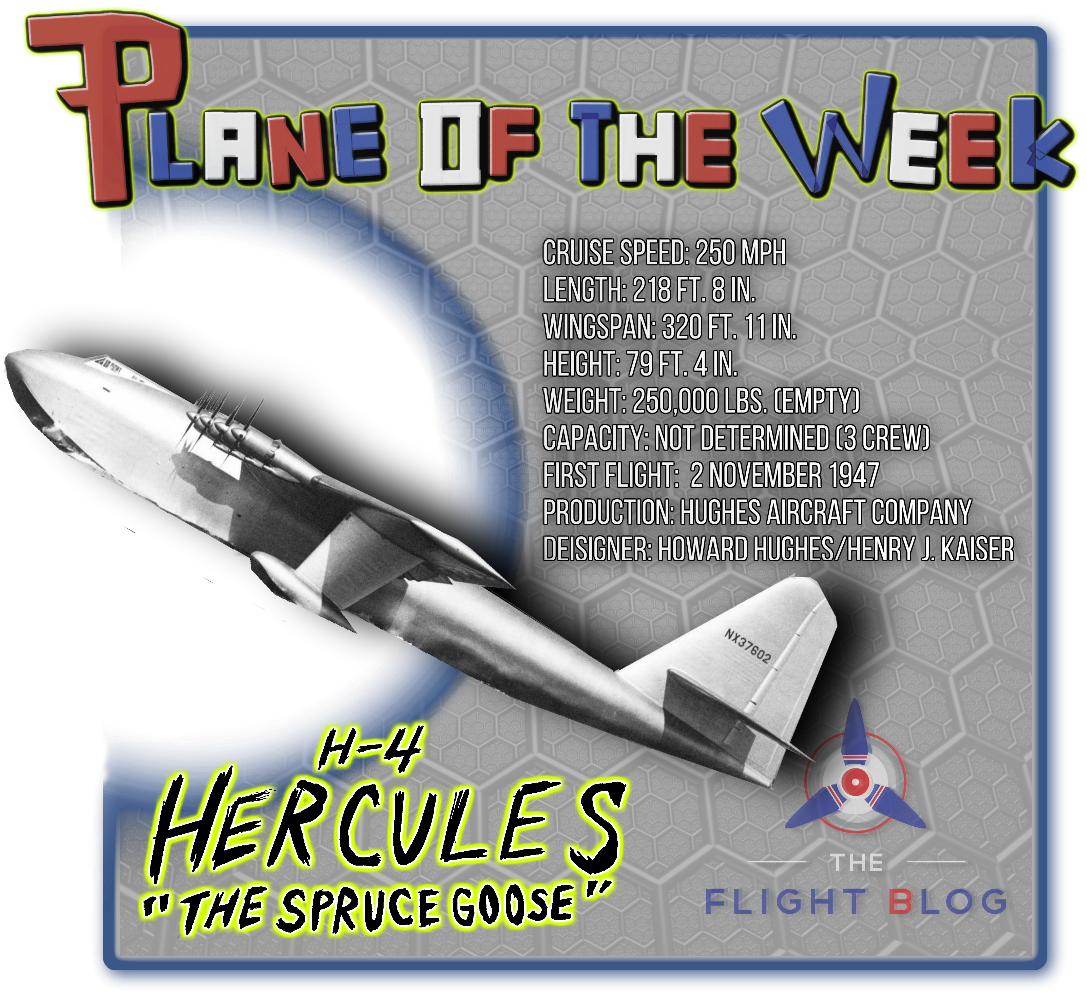 The Hughes H-4 Hercules Specification Table