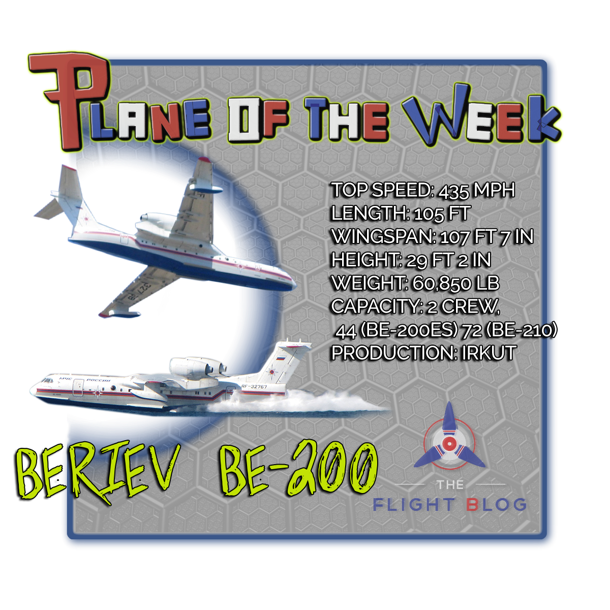 Beriev Be 200 specifications