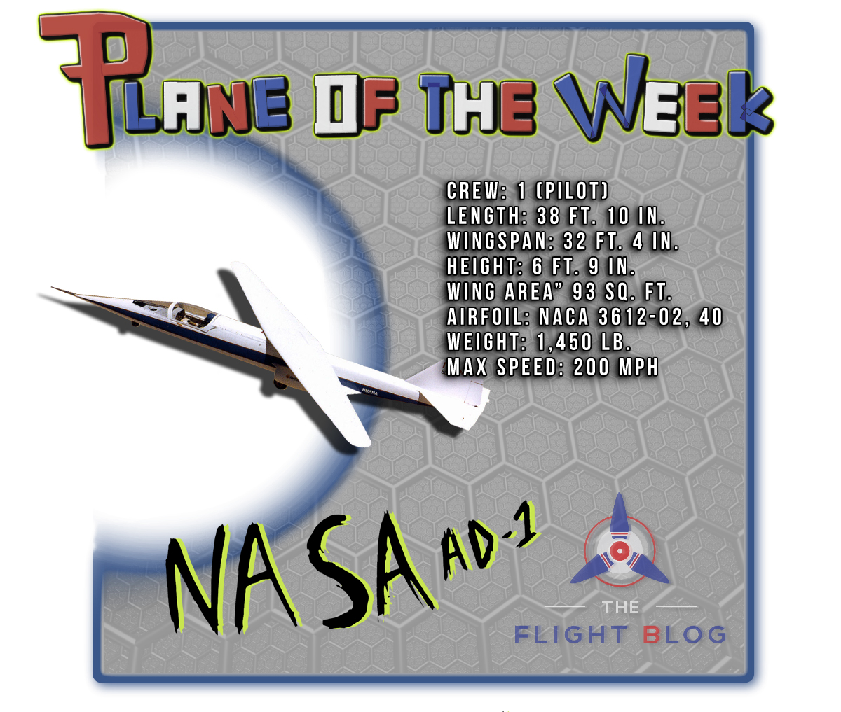 Plane of the Week: NASA AD-1 - Aviation Oil Outlet