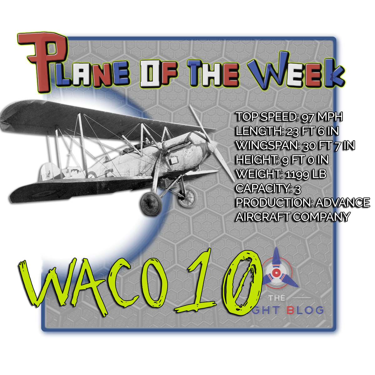 Waco 10 specifications