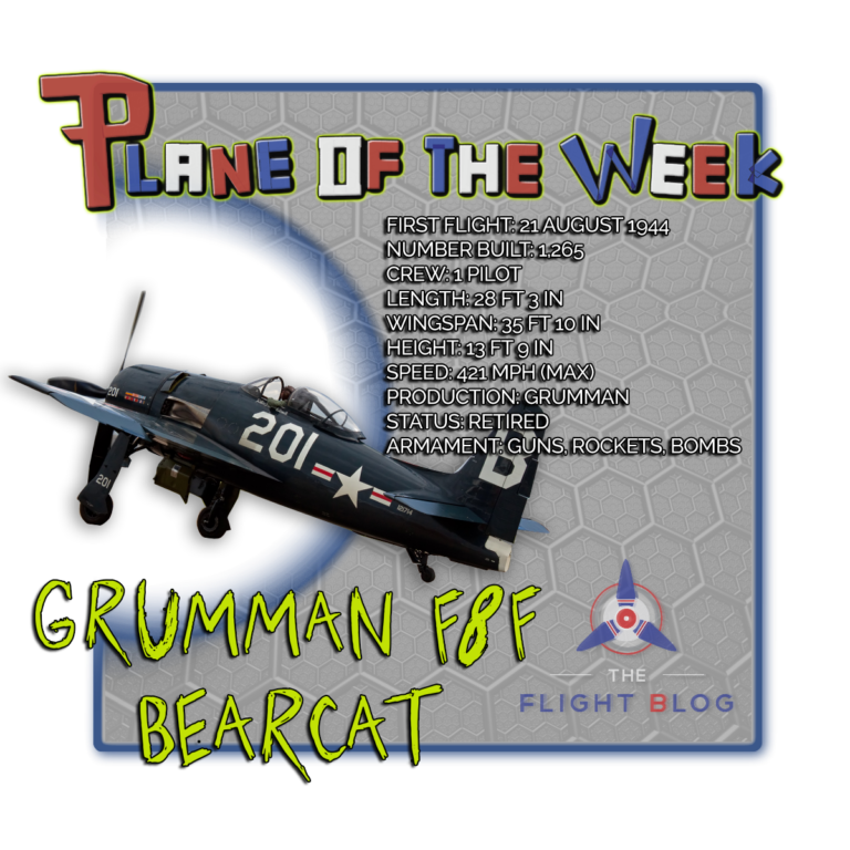 Grumman F8F Bearcat Specification Table